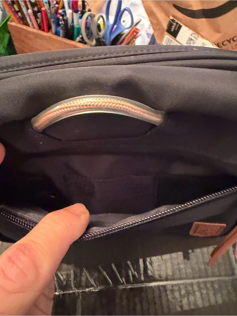 Grab Bag men’s magnetic opening edc CCW bag with holster